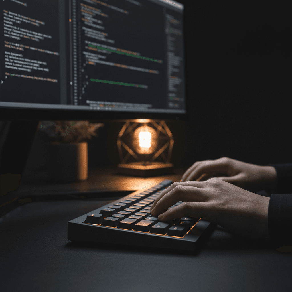 Developer working on payment technology integration